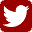Twitter logo red 32r