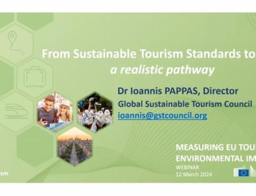 GSTC representation in the Webinar “Measuring EU Tourism Environmental Impacts, Setting the Frame” hosted by EUROPARC