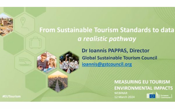 GSTC representation in the Webinar “Measuring EU Tourism Environmental Impacts, Setting the Frame” hosted by EUROPARC