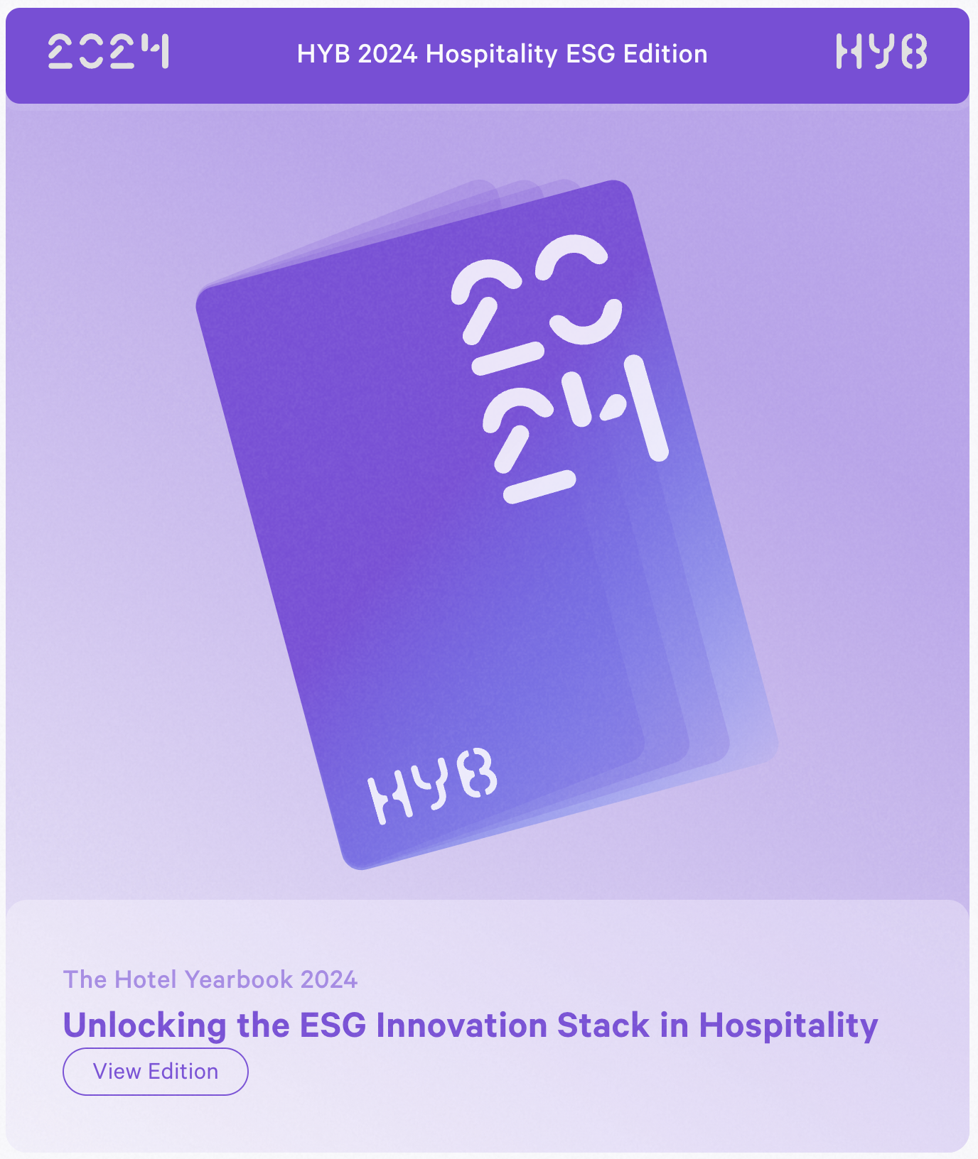 Hotel Yearbook 2024 ESG Edition