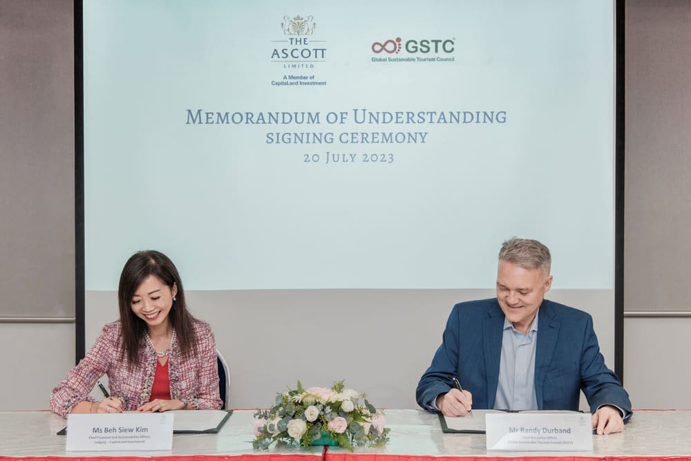 Ascott and GSTC sign MOU