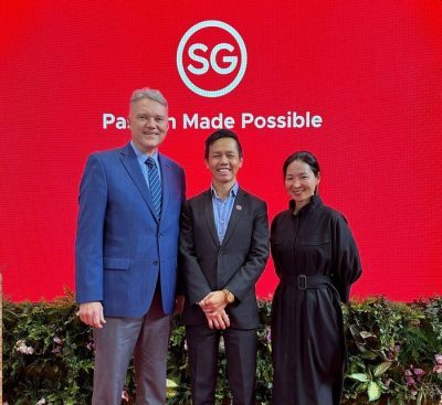 Mr. Randy Durband, CEO of GSTC, Mr. Keith Tan, Chief Executive, Singapore Tourism Board and Dr. Mihee Kang, Assurance Program Director, Asia-Pacific Program Director, GSTC