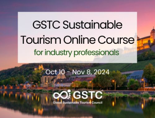 Sustainable Tourism Online Course – GSTC Training (October 10 – November 8, 2024)