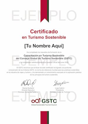 Certificado en Turismo Sostenible